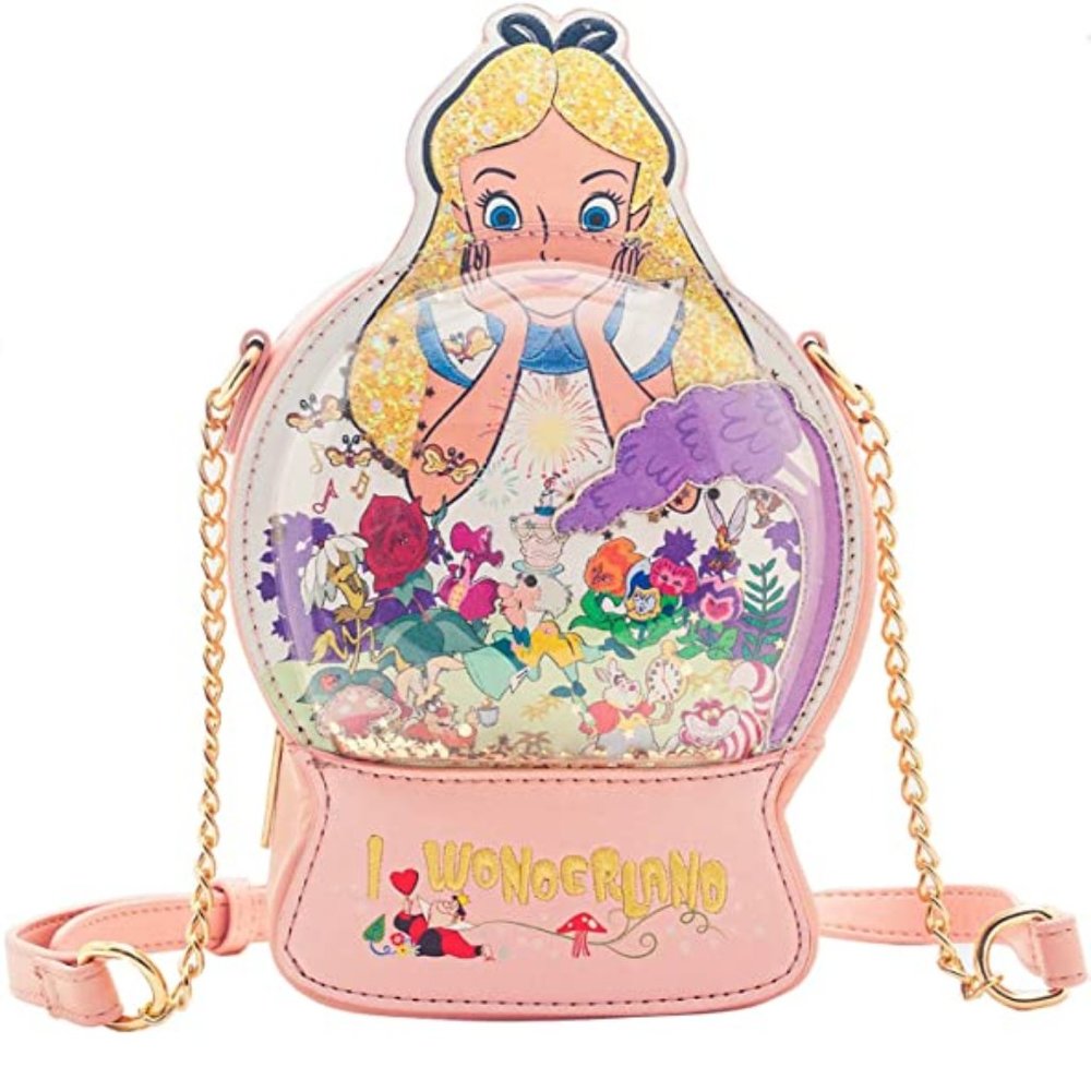 Disney Alice in Wonderland Crossbody Purse - Mad Hatter Tea Party